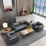 Leisure Leather Waiting Sofa For Office School Multifunctional ODM