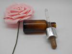 Non Spill Empty Makeup Glass Dropper Bottles Round Shape For Body Oil