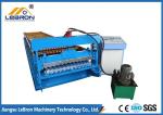 Hydraulic Cut Corrugated Sheet Roll Forming Machine , Sheet Metal Corrugating