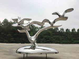 Wholesale Custom Size Stainless Steel Metal Animal Sculptures For Garden Ornaments from china suppliers