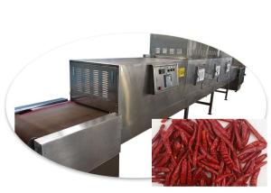 Wholesale Stainless Steel Food Chili Drying Machine , Microwave Drying Equipment from china suppliers