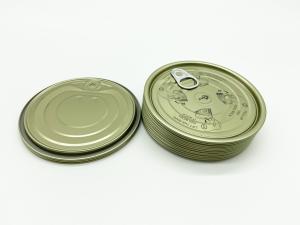 Wholesale Full Aperture TFS Gold Lacquer Easy Open End For Canned Food from china suppliers