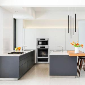 Wholesale 1500MM Acrylic Panel Solid Timber Kitchen Cabinets Oak Island Kitchen Cabinets from china suppliers