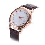 RHOS PU Leather 3ATM Alloy Quartz Watch For Ladies