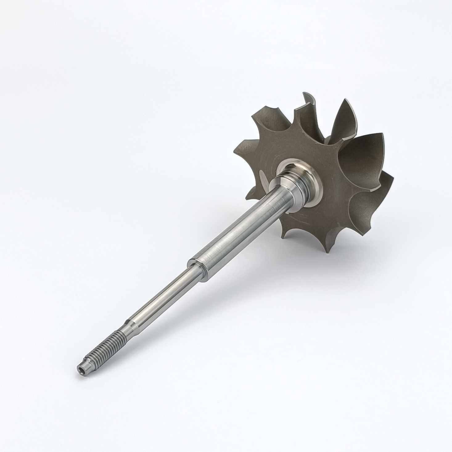 MS-TECH Turbo K16 Turbine Wheel Shaft Ind 55mm Exd 49mm Blades 9