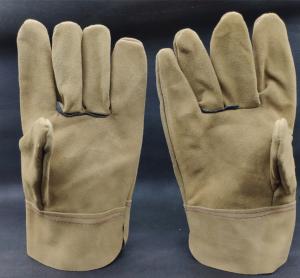 Wholesale Short Thick Leather High Temperature Welder Gloves Full Leather Welding Welder Gloves Suede Leather Welding Gloves from china suppliers