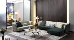 Living Room Furniture L Shaped Fabric Couch Corner Sofa Set