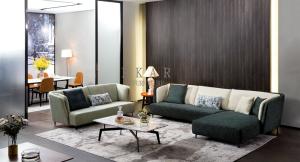 Wholesale European Latest Fabric 4 Seater Couch Sofa Set Design Modern from china suppliers