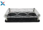 2mm Acrylic Plexiglass Sheet Transparent 6 Holes Stands Cup Holder