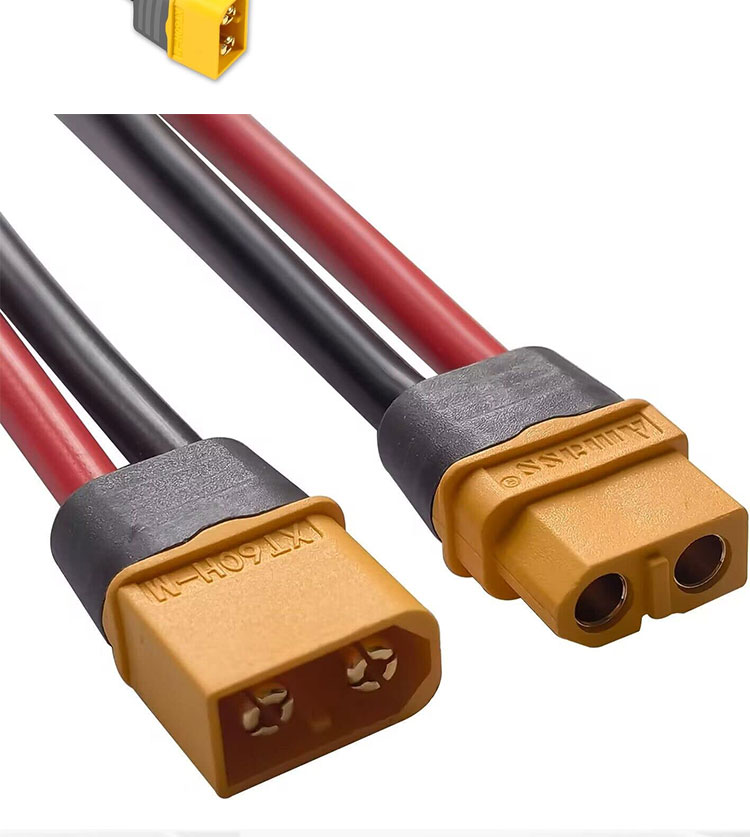 10AWG 12AWG Male to Female XT60 XT60H Connector Extension Adapter Cable for RC Battery Power Station Solar Panel