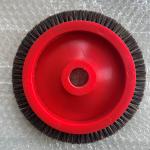 Monforts Stenter Machine Parts Red Small Brush wheel Black Nylon Hair Plastic