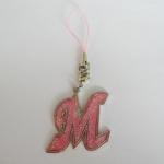 New Fashion Zinc alloy / Soft PVC cell phone strap charm with key rings