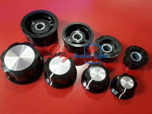 Wholesale Large Boss Style Amplifier Control Knobs Plastic Fluted Black Turning Knob from china suppliers