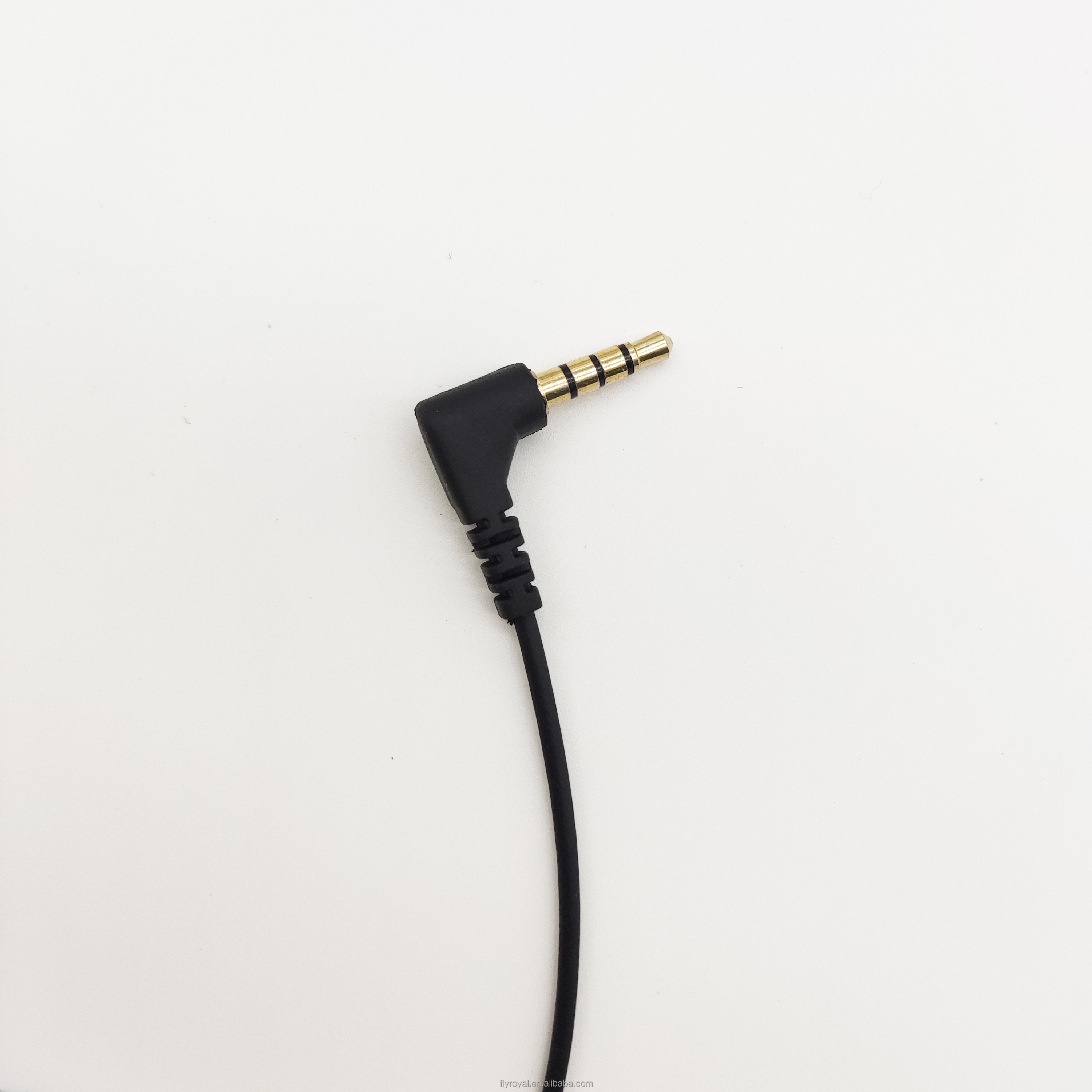 Male 3.5mm Jack Audio Stereo Cable Custom 90 Degree Right Angle Elbow
