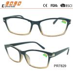 Hot sale style reading glasses with metal parts on the temple and frame,suitable