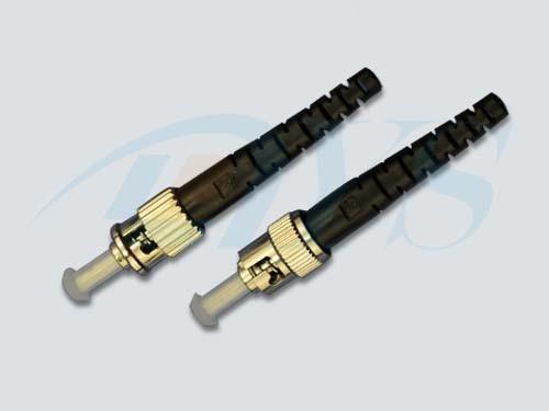 ST 3.0mm PC / UPC Optical Fiber Connectors , Polishing Singlemode Fiber Optic