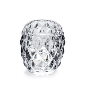 Wholesale Clear Rhombus Candle Holder Tealight Set for party wedding decoration from china suppliers