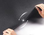 PVC High Density 72x26" Black Fitness Mat Double Layer TPE