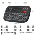 Mini Wireless Keyboard Rii i4