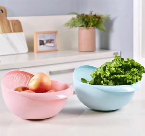 Wholesale Vegetable and Fruit Basket Rice Washing Basket Household Kitchen Rice Sieve from china suppliers