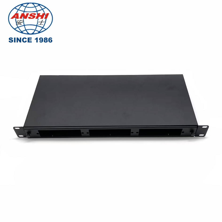 12 Ports 24 Cores SC/UPC Fiber Optic Patch Panel ODF 19 Inch Rack Mount