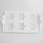 Takeaway cake box packaging with clear window cake disposable box packaging