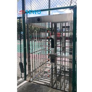 Wholesale Semi-automatic Turnstile Gate Full Height Optical Turnstiles for Gym and Construction Site from china suppliers
