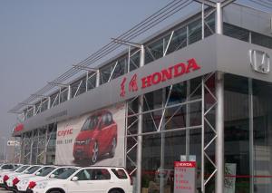 Wholesale Modern Honda Prefab 4S Car Showroom Building Hot Dip Galvanized from china suppliers