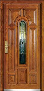 Wholesale steel wood security armored door from china suppliers