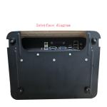Flat Free - Bezel Capacitive Cash Register 15'' Double Screen J1900 Supermarket