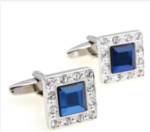 Wholesale New promotional customed logo crystal zinc alloy cufflinks sports corperate gifts from china suppliers