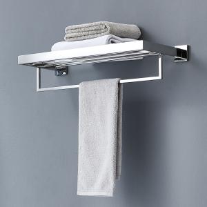 Wholesale SUS304 Bathroom Towel Racks Concealed Hotel Shower Shelf Polished from china suppliers