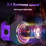 Waterproof 7.1 Noise Cancelling Gaming Headset With Mic For PC PS4 Xbox Free