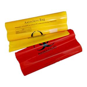 Wholesale Plastic Biohazard Autoclave Waste Bags Disposable Customized For Clinic from china suppliers