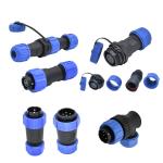 Industrial IP68 Waterproof Power Connector SP Series 2 - 12 Pin Panel Mount