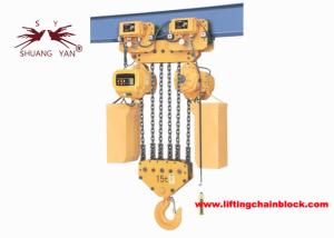 Wholesale 15T / 33000lb Electric Chain Hoist With Beam Trolley from china suppliers