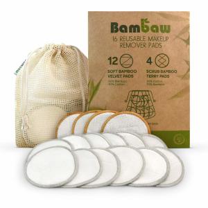 Wholesale Reusable Makeup Remover Pads Bamboo Makeup Remover Pads With Laundry Bag Washable And Eco-Friendly For All Skin from china suppliers