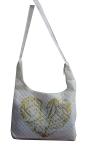 Square veins quilted non woven promotional Eco - friendly reusable carry bag
