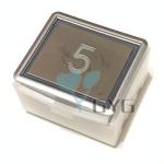 SQUARE DC12V/24V STAINLESS STEEL ELEVATOR SPARES PUSH BUTTON 38.7*32.7MM