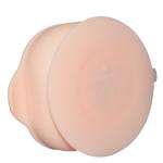 Baby Soft Silicone Suction Bowl Plate Small Baby Divided Plate Spoon With Lid