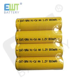 Wholesale High Capacity Nickel Cadmium Battery NI-CD AA 1.2V 600MAH 800mAh for AA from china suppliers