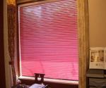 Modern vertical/horizontal purple soft shutters window Shangri la blinds