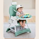 EN71 Certified High Plastic Baby Dining Chair Baby Feeding Table Adjustable