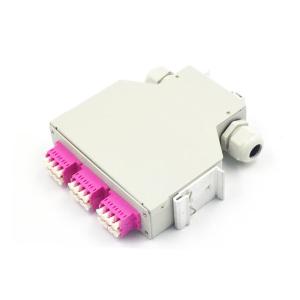 Wholesale 12 Port Din Rail Terminal Box Optical Fiber Patch Panel from china suppliers