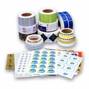 Wholesale Water Resistant Vinyl Business Stickers Logo Printed With Paper / Pvc / Pet Material from china suppliers