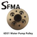 2 Groove OD130 Water Pump 6D31 Engine Fan Pulley