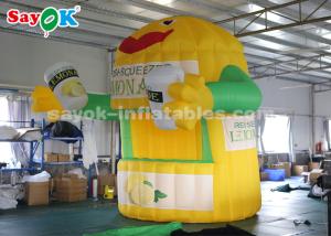 Wholesale Inflatable Work Tent 3*3*4m Oxford Cloth Inflatable Lemonade Stand Booth For Advertising from china suppliers