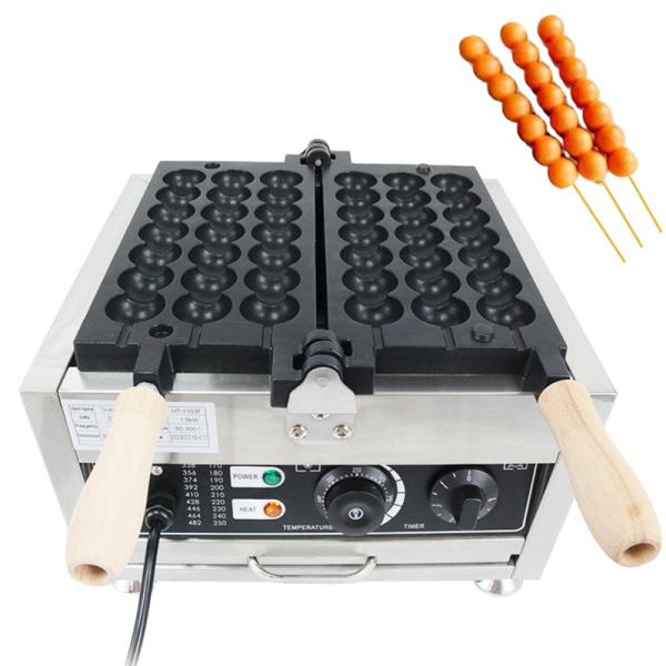 Electric Non-stick Snack Round Ball Taiyaki Bubble Waffle Machine with