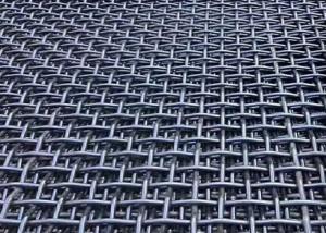 Wholesale 13 Mm Stainless Steel Crimped Wire Mesh Rock Screen 1-24mesh Square Hole from china suppliers