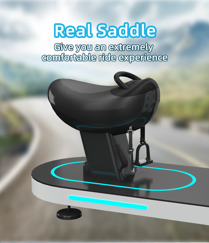 1 Player 9D Virtual Reality Simulator Horse Riding Vr Game Machine Coin Operated